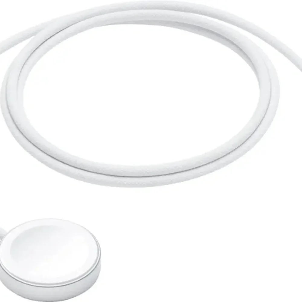 2 (two) Apple - IWatch Watch Magnetic Fast Charger to USB-C Cable (1 m) - White